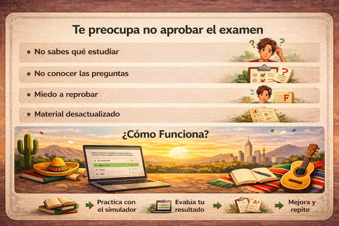 ¿Te preocupa no aprobar el examen? Conoce cómo funciona
