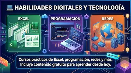 Cursos de habilidades digitales